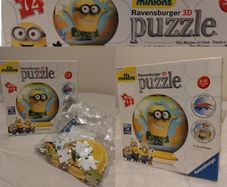 Minions 3d Puzzle Ball