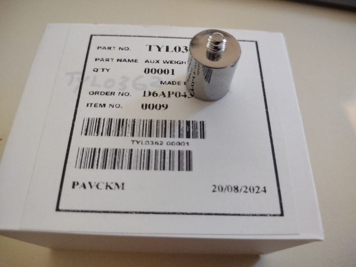 TYL0362 Aux Weight for Technics SL-1500C SL-1500CK Turntable