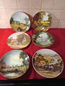 Vintage Wall Plaque / Plate   X 6