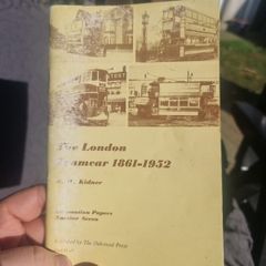 The London Tracar 1861-1952. R.W.Kidner