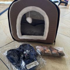 Dog Bed Clothes Shoes Brand New, Never Used