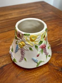 Vintage Ceramic Candle Shade