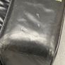Black Faux Leather Corner Sofa Image 6