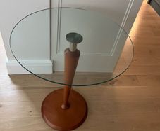 Glass bo concept cherry side table