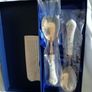 AYNSLEY "Little Sweetheart" Serving Salad Spoons Set Boxed Image 4