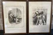 Vintage 'At The Dentist's' by Honore Daumier Framed Prints