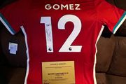 Liverpool jersey signed by Joe Gomez