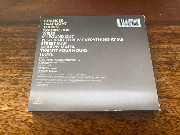 Athlete Tourist CD/DVD