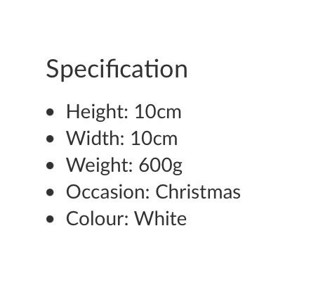 Plain Ceramic Christmas Ornament Pack