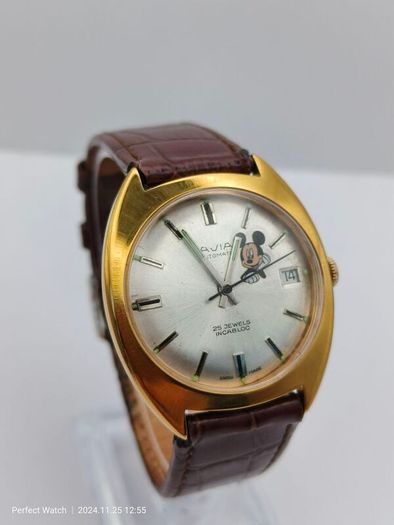 Vintage Swiss Avia Automatic men's Watch