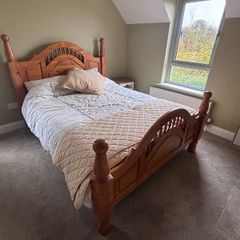 King size bed frame