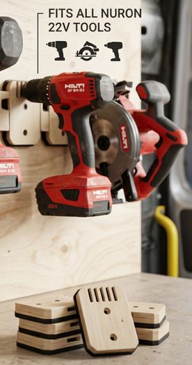 Wall mount designed for Hilti NURON 22