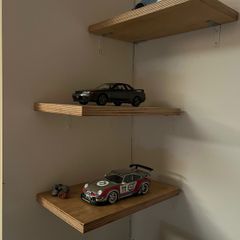 Plywood shelves