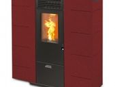 Subtile 6 Bordeaux Slimline Wood Pellet Stove