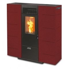 Subtile 6 Bordeaux Slimline Wood Pellet Stove