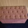 Ottoman  - PINK Corduroy 1960/1970 Image 2