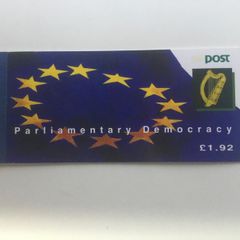 Irish stamps, 1994 parliamentary anniversaries booklet