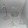 10 doll stand transparent Image 2