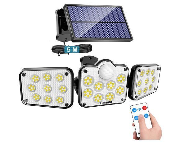 LED Solar Security Lights Motion Sensor