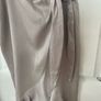 River Island Midi wrap skirt silver Image 2