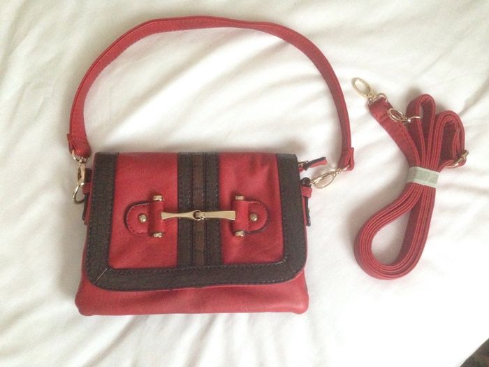 Gorgeous Red and Black Shoulder Bag Cross Body Bag BNWT