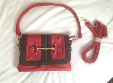 Gorgeous Red and Black Shoulder Bag Cross Body Bag BNWT
