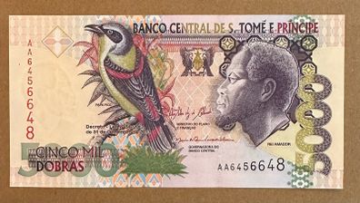 Sao Tome E Principe 5000 Dobras 2013 Banknote