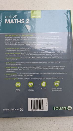 Active Maths 2 Junior Cycle Maths Higher Level