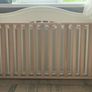 Pali solid white wood cot Image 8