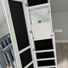 Stand alone mirror with storage