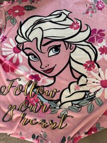frozen fleece blanket