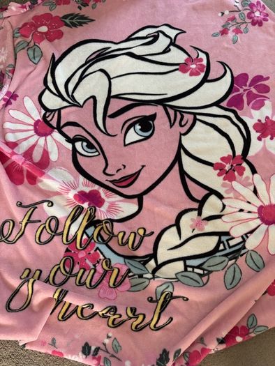 frozen fleece blanket