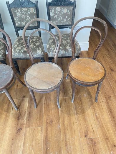 Antique chairs and stools