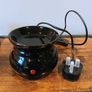 Hosley Glossy Black Ceramic Electric Wax Melt Burner Image 5