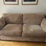 3 seater sofa- mushroom/taupe fabric Image 3