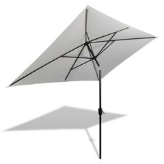 Parasol 200 x 300 cm Sand White Rectangular