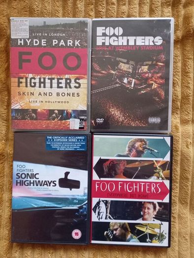 Foo Fighters Dvd Collection Bundle Dave Grohl Heavy Rock Music