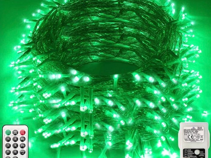 Christmas Lights Outdoor Decorations, Extra Long 120m 1000LED Mains Powered Fairy Lights, Outside Waterproof Plug in String Lights for Xmas Festival Party Holiday Wedding Decor (MULTIPLE COLOURS)