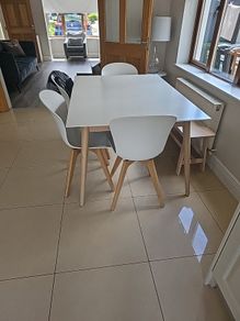 Bo Concept Table & 4 Chairs