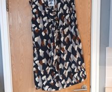 Siopaella Wrap Effect   Silk Dress.  S.14 .  B.N.W.T