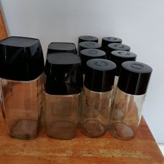empty jars from coffee