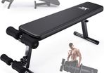 Adjustable Weight Bench Home Gym Weight Lifting & Sit Up Abdominal Bench Flat Exercise Workout Bench (FREE POSTAGE)