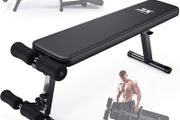 Adjustable Weight Bench Home Gym Weight Lifting &amp; Sit Up Abdominal Bench Flat Exercise Workout Bench (FREE POSTAGE)