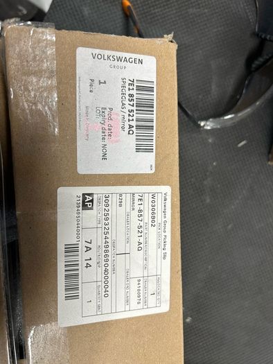 vw transport mirror glass