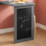 Folding Kitchen Dining Table with blackboard  white or grey Image 7
