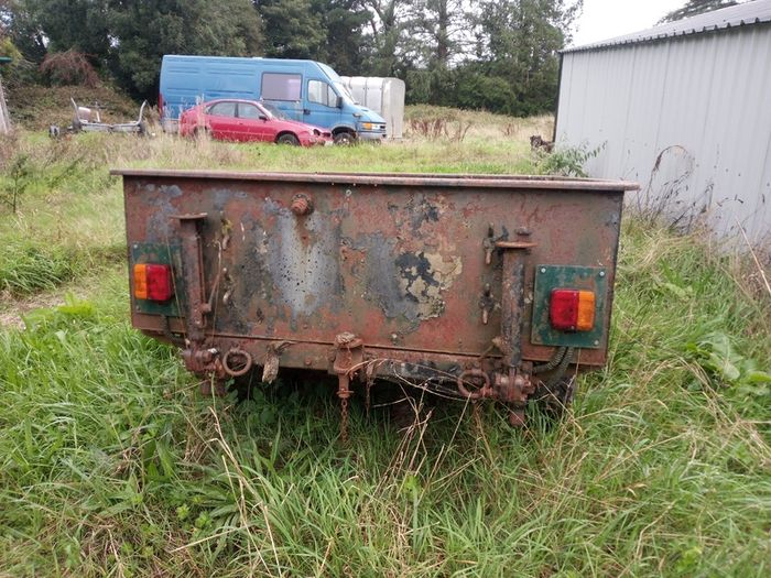Vintage army trailer