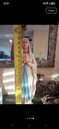 devotional statue of Our Lady of Lourdes