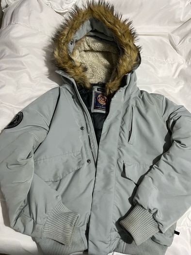 Superdry men winter hooded jacket
