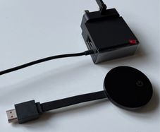 Google Chromecast 2nd Generation - HDMI Streaming Dongle with Ethernet Power Adapter