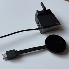 Google Chromecast 2nd Generation - HDMI Streaming Dongle with Ethernet Power Adapter